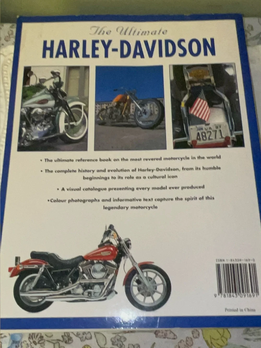 Harley-Davidson Softcover Book- Coffee table book